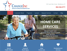 Tablet Screenshot of changeinconline.org